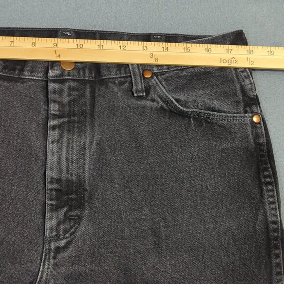 Wrangler Jeans Men's 36x32 Black 936WBK Cowboy Cut Slim Fit Western Denim - Picture 6 of 10